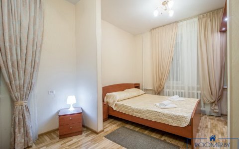 Квартира на сутки в Минске возле метро Институт Культуры спальня