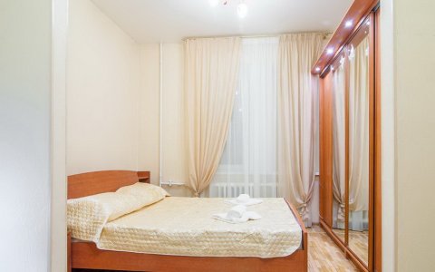 Квартира на сутки в Минске возле метро Институт Культуры спальня